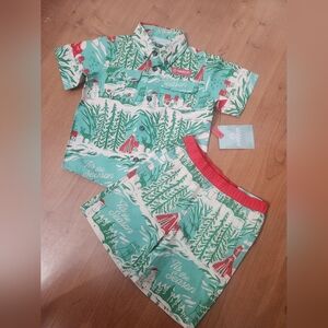 Magellan Holiday Kids Fishing Set - Green and Red